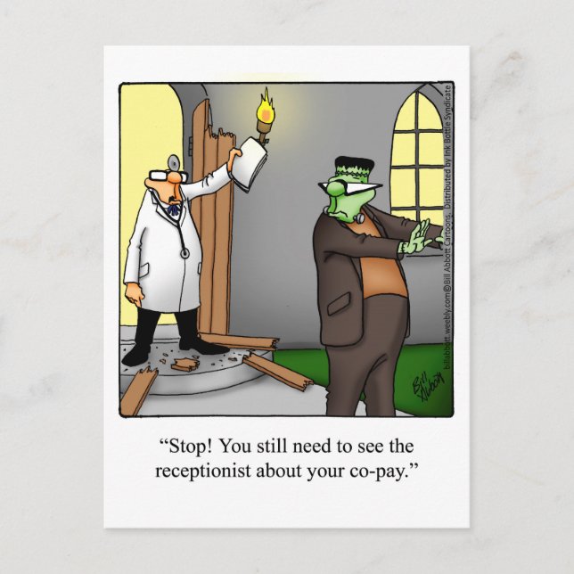 Get Well Humour Postcard "Spectickles' (Front)