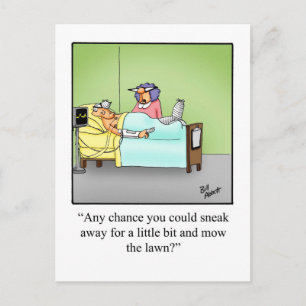 Get Well Humour Postcard "Spectickles"