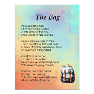 Get well Poem  Photo Print