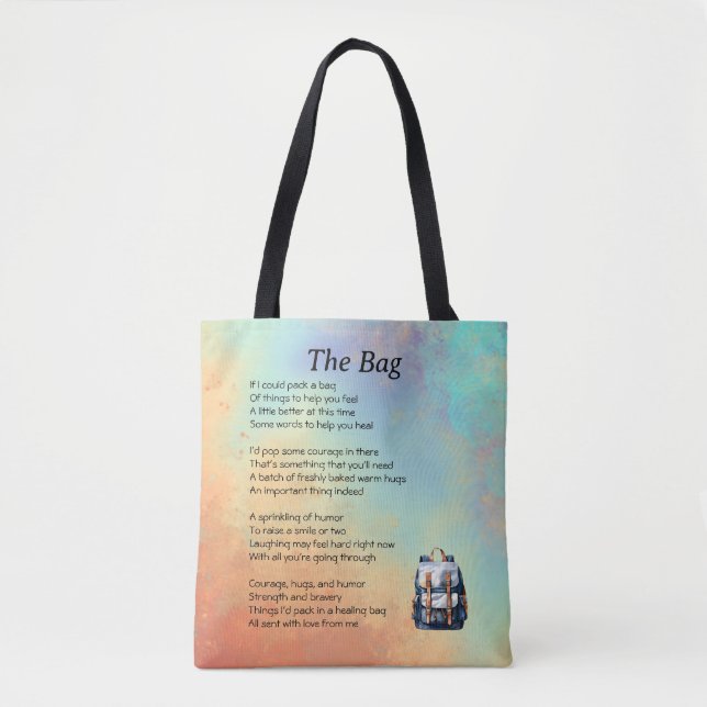 Get well Poem  Tote Bag (Front)