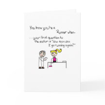Get Well Runner's Card