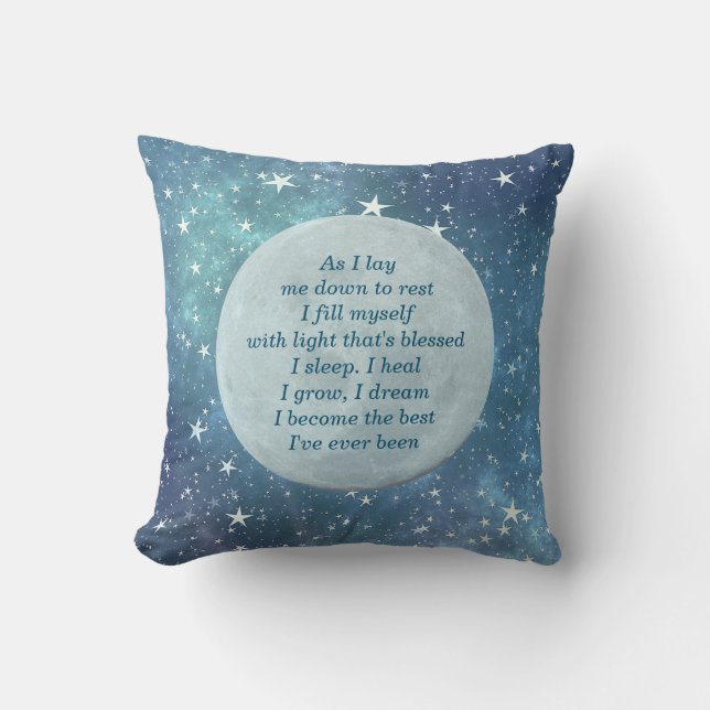 Get Well Sleep blessing design Cushion (Front)