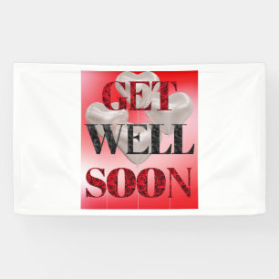 Get Well Soon 3x5 Vinyl Banner