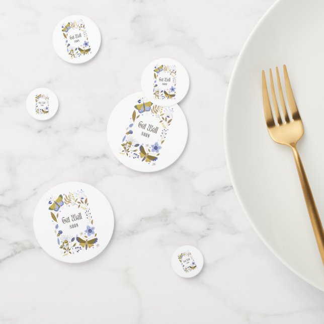 Get Well Soon Blues Table Confetti (Group)