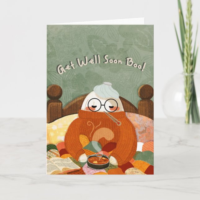 Get Well Soon Boo! Card (Front)