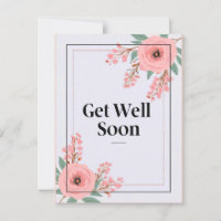 Get Well Soon Card