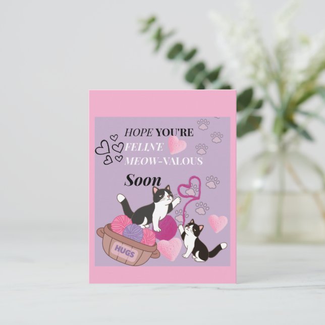 Get well soon Card (Standing Front)
