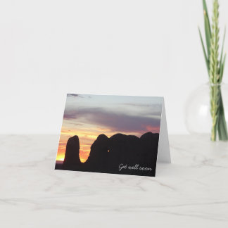 Get well soon card - Arches