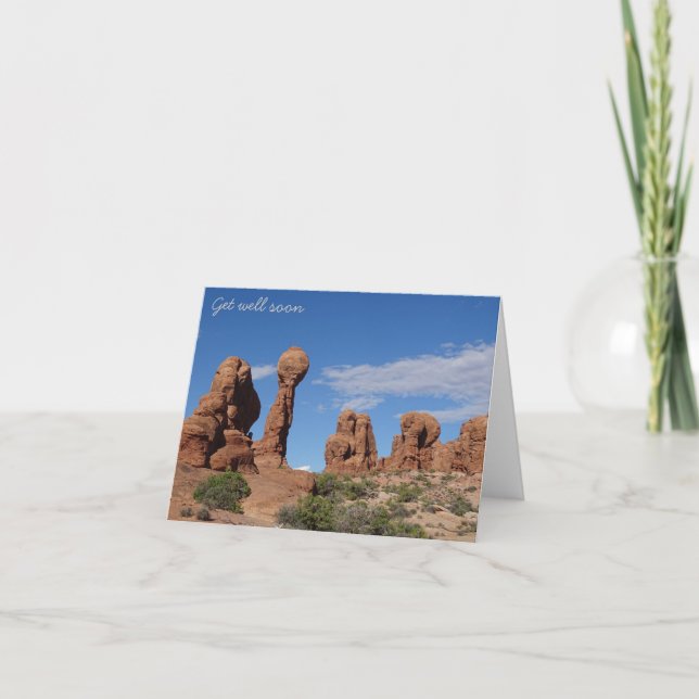Get well soon card - Arches (Front)