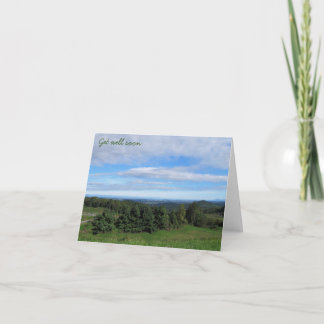Get well soon card - Blue Ridge Mountains