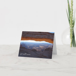 Get well soon card - Canyonlands Mesa Arch