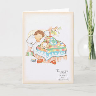 Get well soon card, Early Bird Card