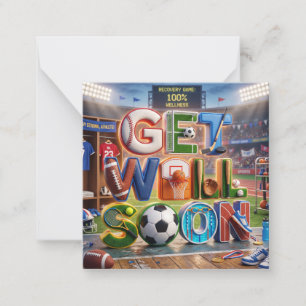 Get Well Soon Card for Sports Lover #3