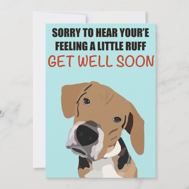 Get well soon card! holiday card (Front)
