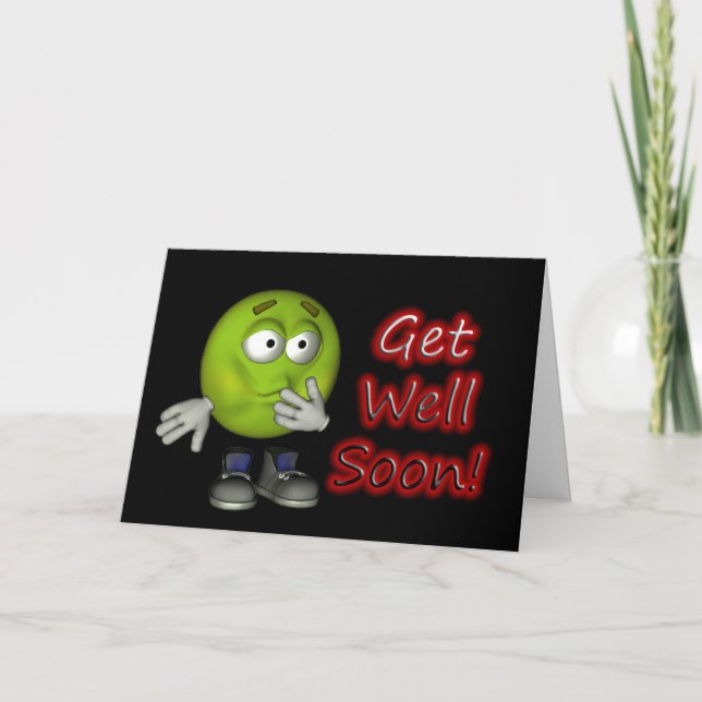 Get Well Soon Card with (Front)