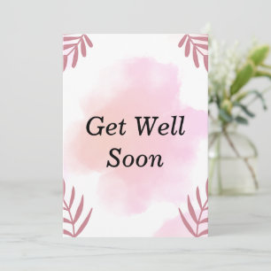 get well soon cards watercolor