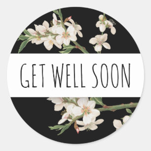 Get Well Soon Classic Round Sticker