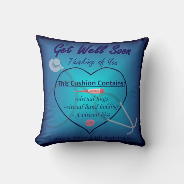 Get Well Soon Cushion #2 (Front)