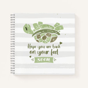 Get Well Soon Cute Best Wishes Post Op Family Notebook