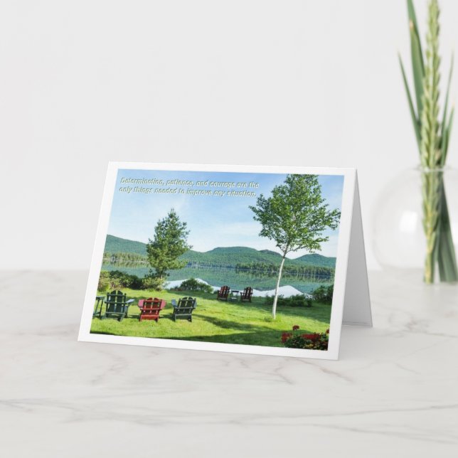 Get Well Soon - Determination Card (Front)