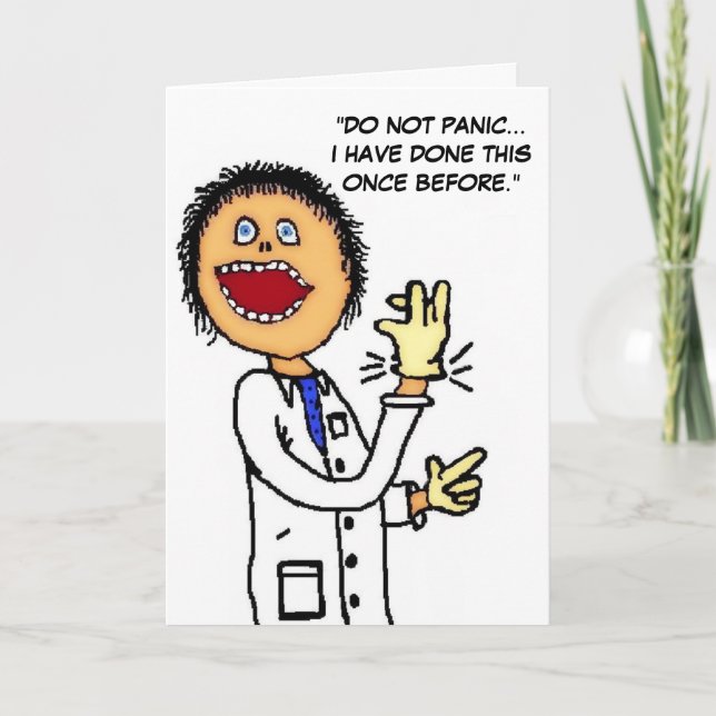 Get Well Soon Doctor Humour Card (Front)