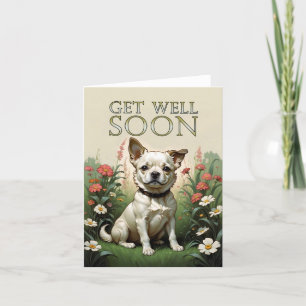 get well soon dog thank you card