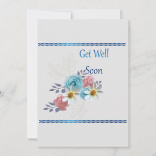 Get Well Soon Flat Card