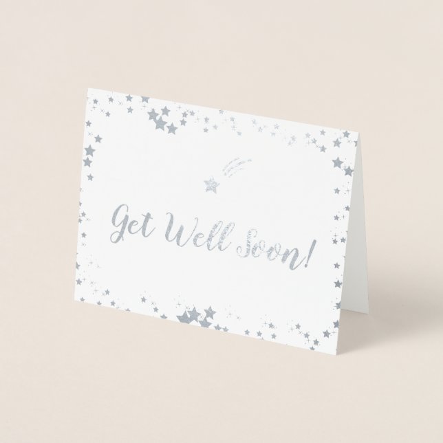 Get Well Soon Foil Card (Front)