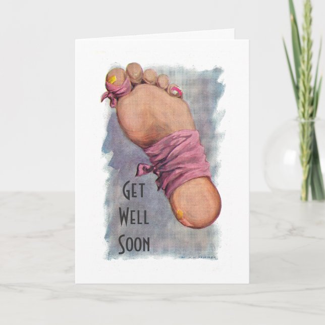 Get Well Soon from Surgery - Injury Card (Front)