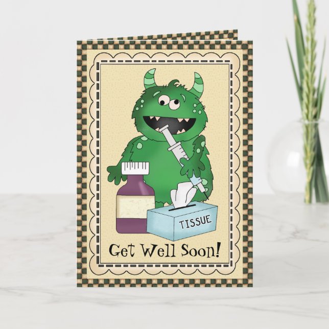 Get Well Soon greeting card (Front)