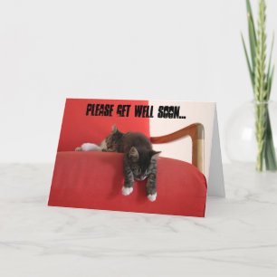 Get well soon greeting card