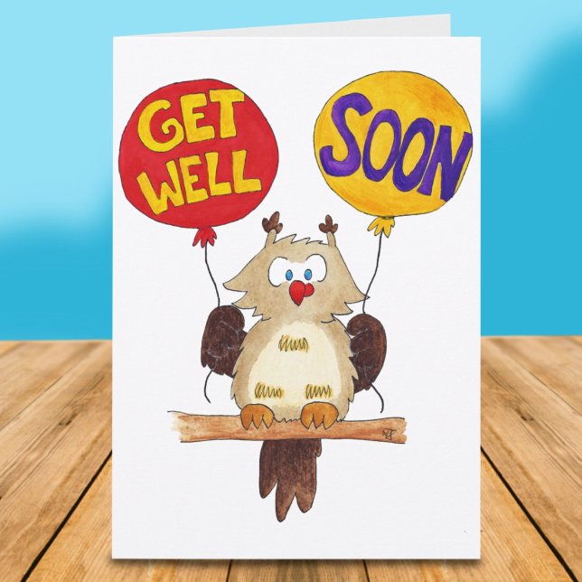 GET WELL SOON greeting card by Nicole Janes (Creator Uploaded)