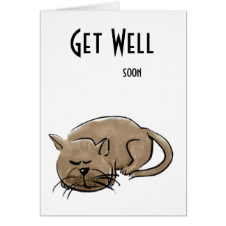 Get Well Soon Cartoon Greeting Cards | Zazzle.co.uk