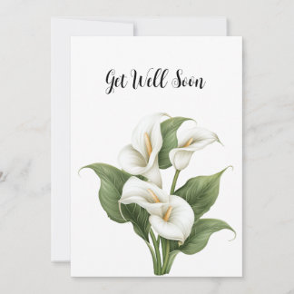 Get Well Soon Greetings Holiday Card