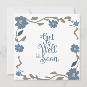 Get Well Soon Greetings Holiday Card