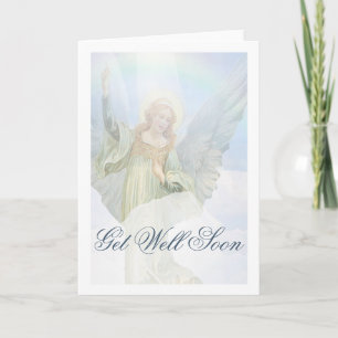 Get Well Soon Guardian Angel Card