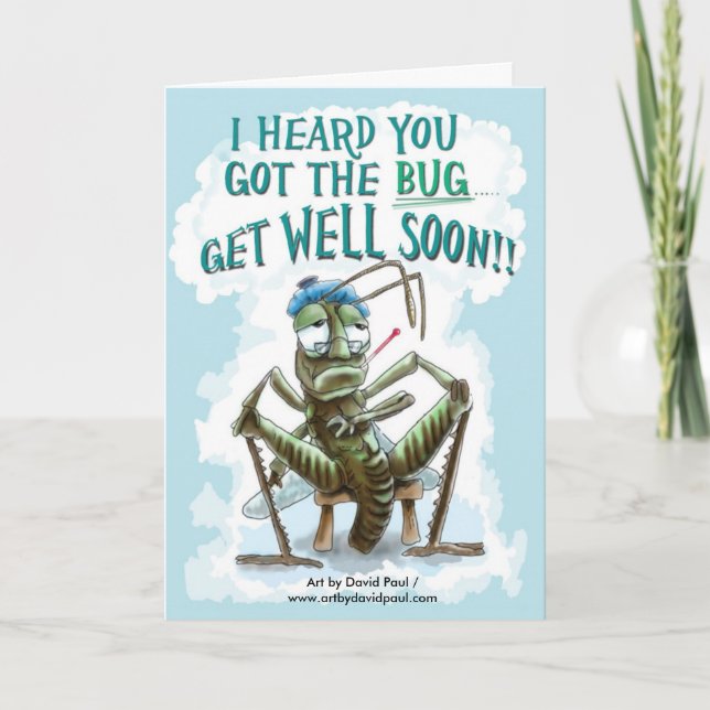 Get well soon holiday card (Front)