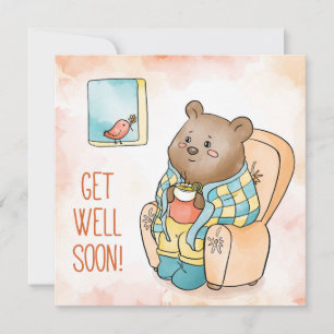 Get Well Soon  Holiday Card