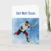 Get Well Soon Ice Hockey Sport