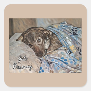 Get Well Soon in German Sticker
