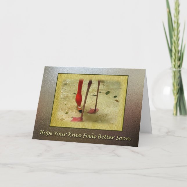 Get Well Soon Knee Surgery Card (Front)