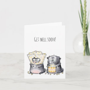Get Well Soon movie night card