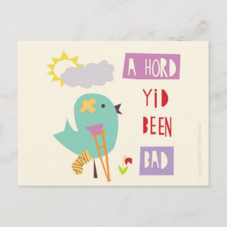 Get Well Soon Northumbrian Post Card