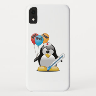 Get well soon. Penguin Nurse. iPhone XR Case