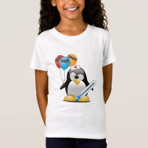 Get well soon. Penguin Nurse. T-Shirt