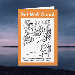 Get Well Soon - Personalise Inside Message Card