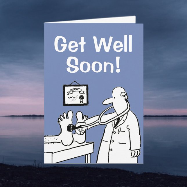 Get Well Soon - Personalise Inside Message Card (Creator Uploaded)
