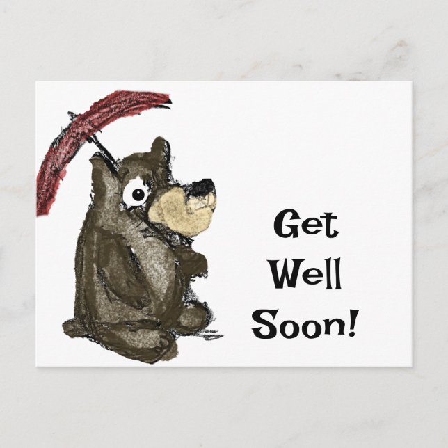 Get Well Soon Post Card (Front)