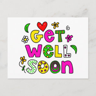 Get Well Soon Postcard