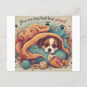 get well soon postcard